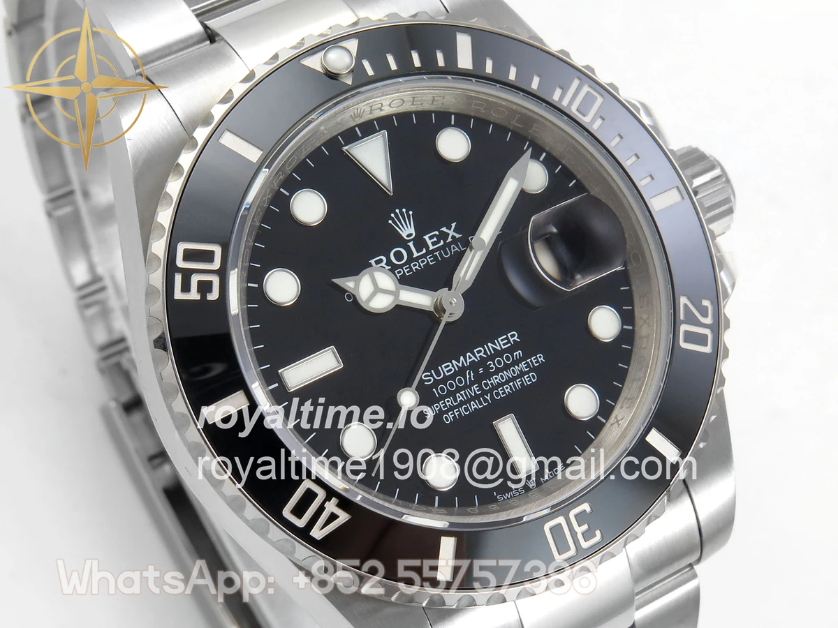 Rolex Submariner 41mm 126610 LN QF Black Dial on SS Bracelet QF3235 - Image 4