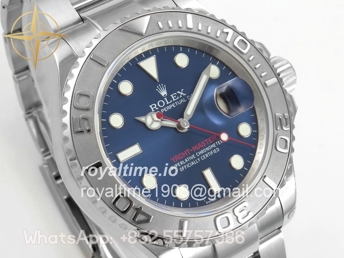 Rolex Yacht-Master 126622 904L Steel QF Blue Dial on SS Bracelet QF3235 - Image 4