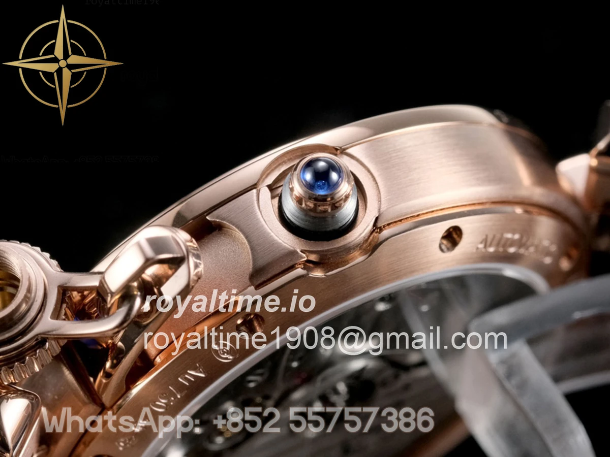 Cartier Pasha de Cartier White Dial 35mm With Diamond Bezel in Rose Gold - Image 4