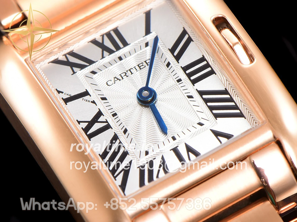 Cartier Tank Anglaise 30.2mm White Dial in Rose Gold - Image 4