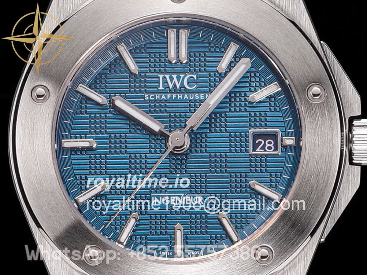 IWC Ingenieur IW3289 Blue Dial Automatic 40 - Image 4