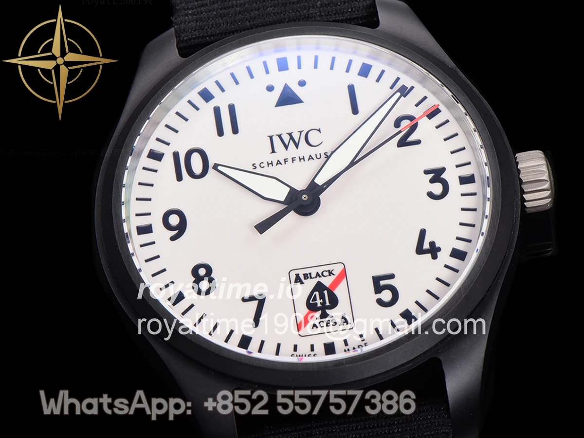 IWC Pilot’s Watch IW326905 Automatic 41 Black Aces - Image 4
