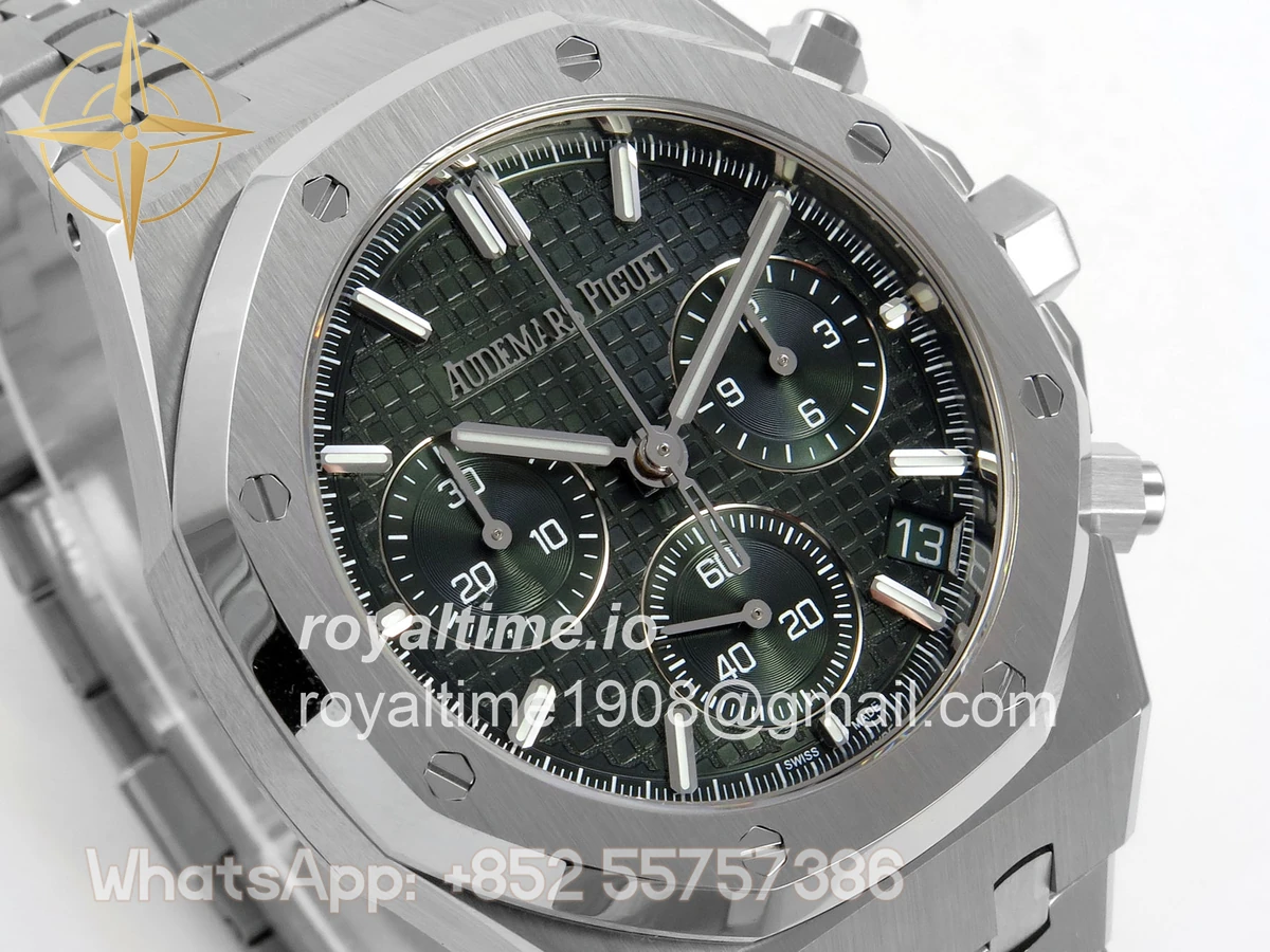 Audemars Piguet Royal Oak Chrono 26240 SS DDSF Black Dial on SS Bracelet DD4401 - Image 4
