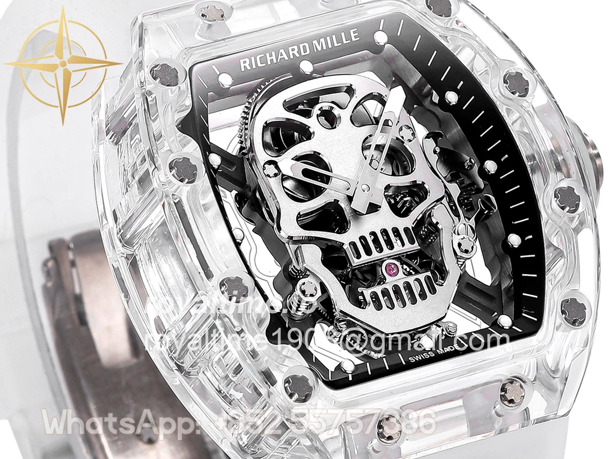 Richard Mille RM 027-01 Tourbillon Sapphire Skull - Image 4