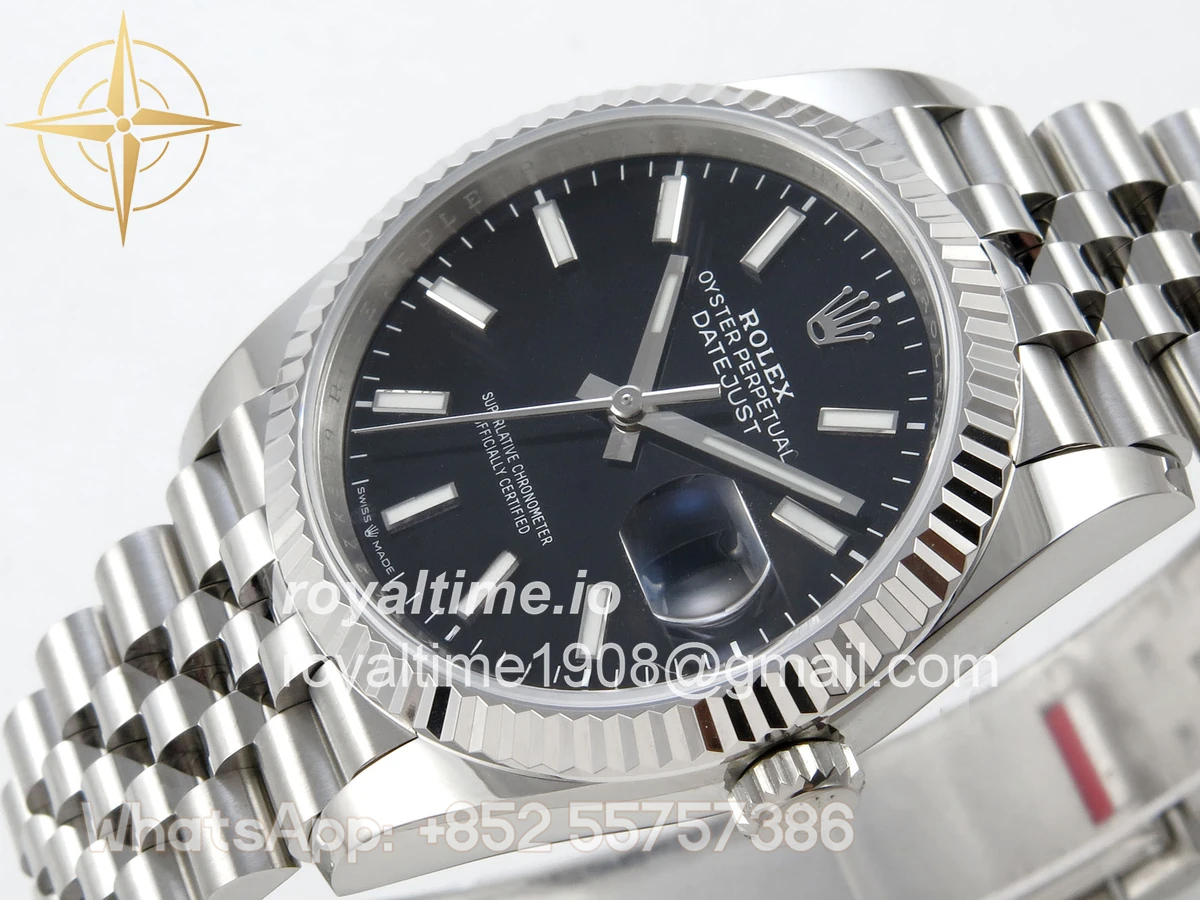 Rolex DateJust 36 SS 126234 ARF Black Stick Dial on Jubilee Bracelet DD3235 - Image 5