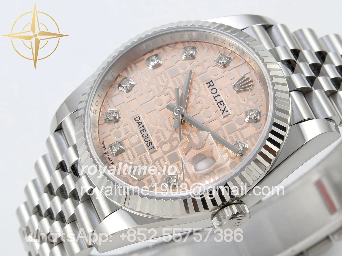 Rolex DateJust 36 SS 126234 ARF RG Computer Diamonds Dial on Jubilee Bracelet DD3235 - Image 5