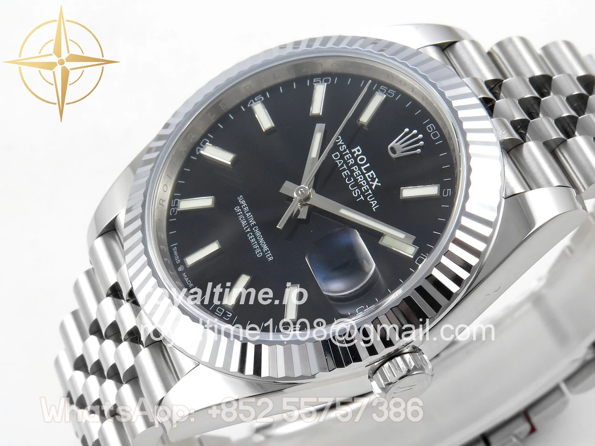 Rolex DateJust 41 126334 904L SS SCF Black Dial on Jubilee Bracelet VR3235 - Image 5