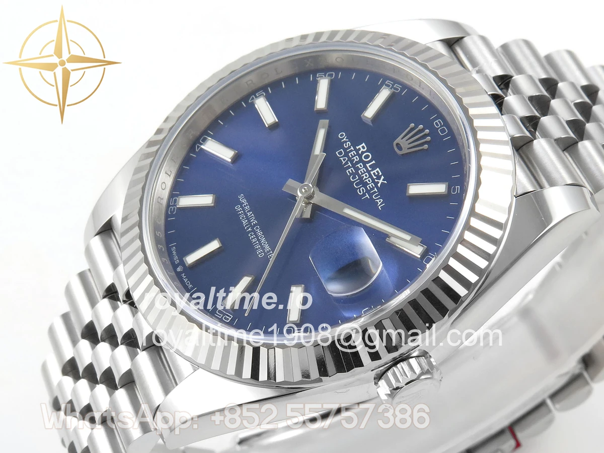 Rolex DateJust 41 126334 904L SS SCF Blue Dial on Jubilee Bracelet VR3235 - Image 5