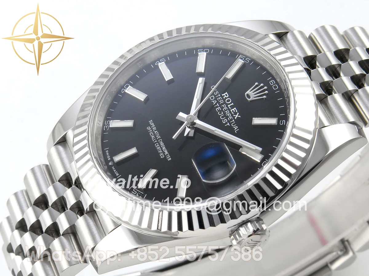 Rolex DateJust 41 126334 Clean Plus Black Stick Dial on Jubilee Bracelet JH3235 (Free Sprung) Weighted 133g - Image 5