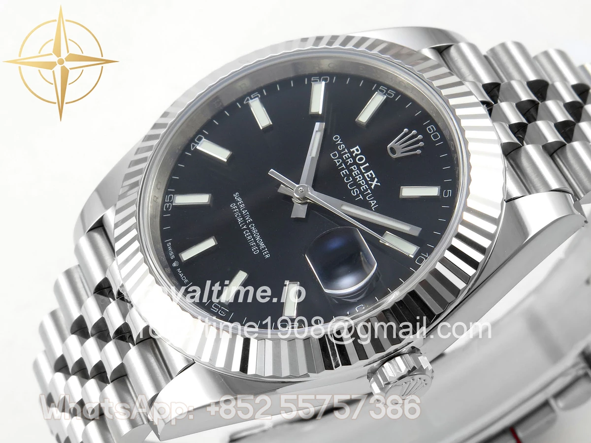 Rolex DateJust 41 126334 ERF Black Stick Dial on Jubilee Bracelet JH3235 (Free Sprung) Weighted 132g - Image 5