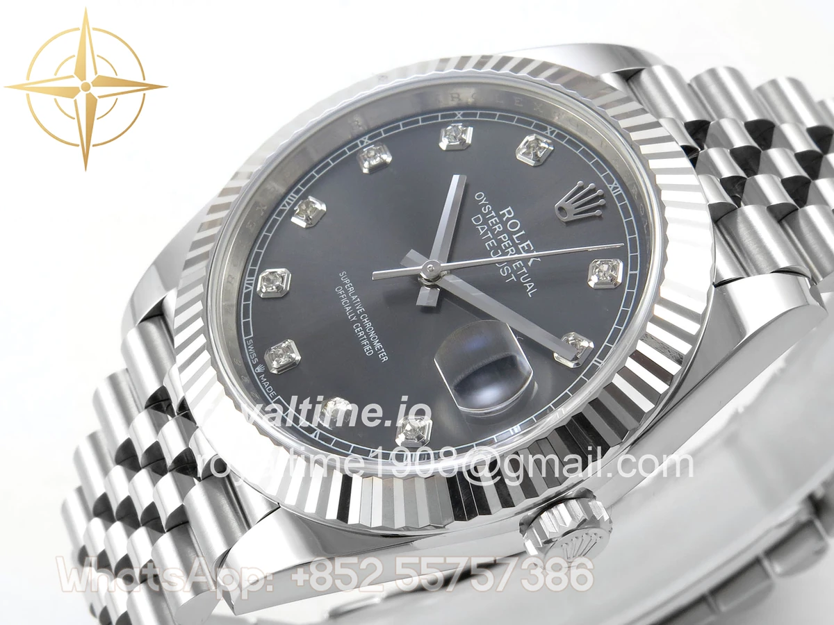 Rolex DateJust 41 126334 ERF Gray Diamonds Dial on Jubilee Bracelet JH3235 (Free Sprung) Weighted 132g - Image 5