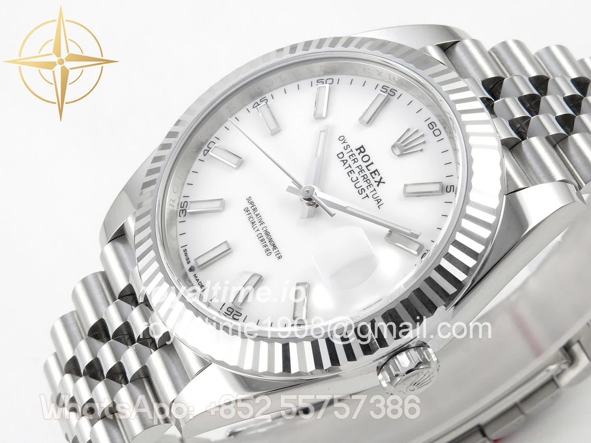 Rolex DateJust 41mm 126334 Clean Plus White Stick Dial on Jubilee Bracelet DD3235 - Image 5