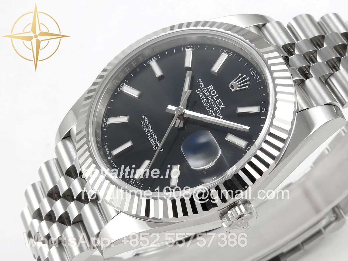 Rolex DateJust 41 126334 SCF 904L Steel Black Stick Dial on Jubilee Bracelet A3235 - Image 5
