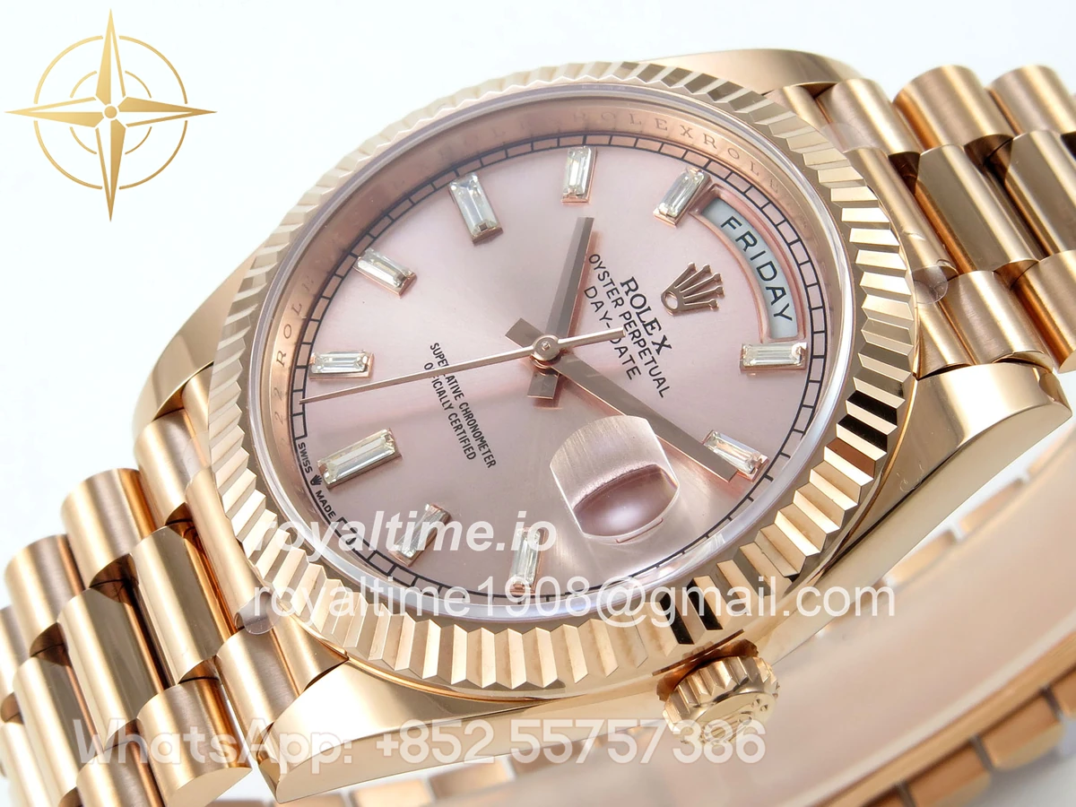 Rolex DayDate 40 228235 ARF RG Crystal Dial on President Bracelet VR3255 - Image 5