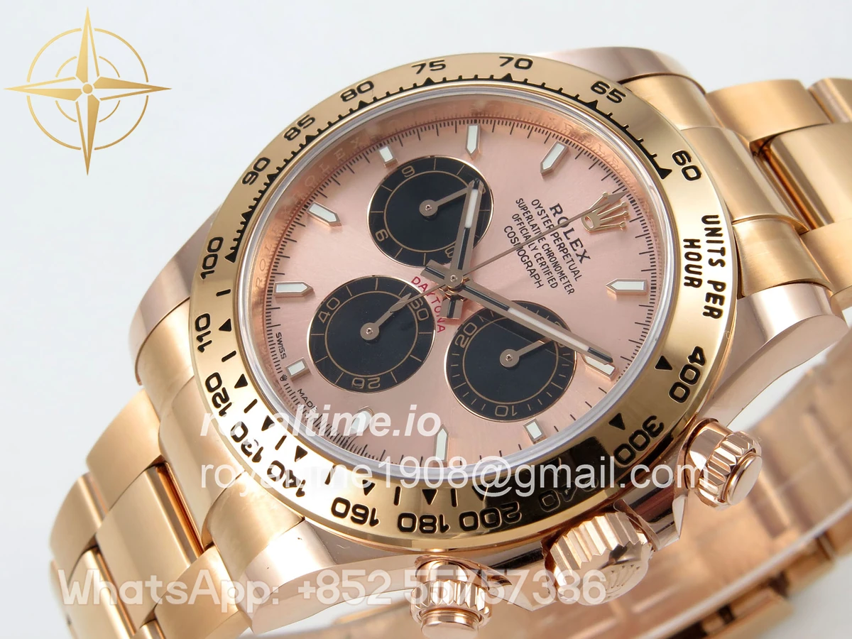 Rolex Daytona 126505 BTF RG/Black Dial on RG Braclet DD4131 (Weighted) 220g - Image 5