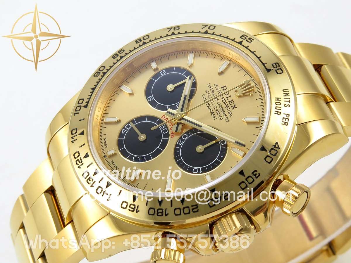 Rolex Daytona 126508 YG UFO YG/Black Dial on YG Bracelet UF4131 (Free Sprung) - Image 5