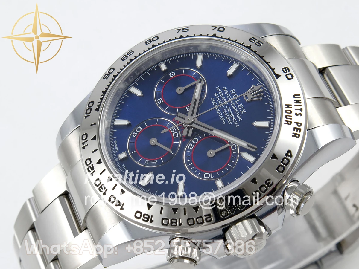 Rolex Daytona 126509 BTF Blue Dial on SS Braclet DD4131 (Weighted) 220g - Image 5
