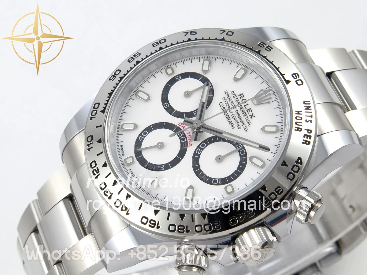 Rolex Daytona 126509 BTF White Dial on SS Braclet DD4131 (Weighted) 220g - Image 5