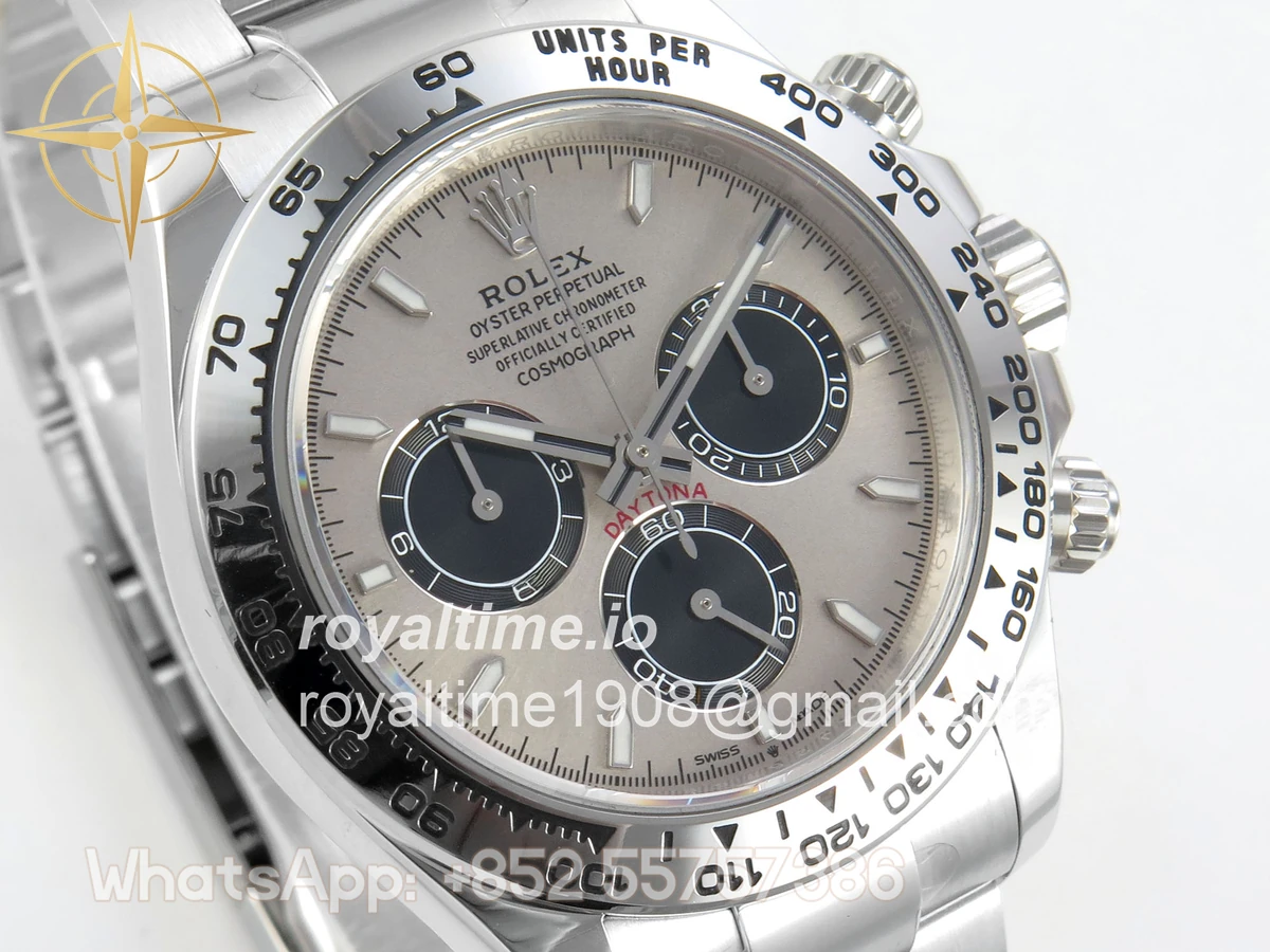 Rolex Daytona 126509 SS Clean Plus Gray/Black Dial on Oysterflex Strap DD4131 - Image 5