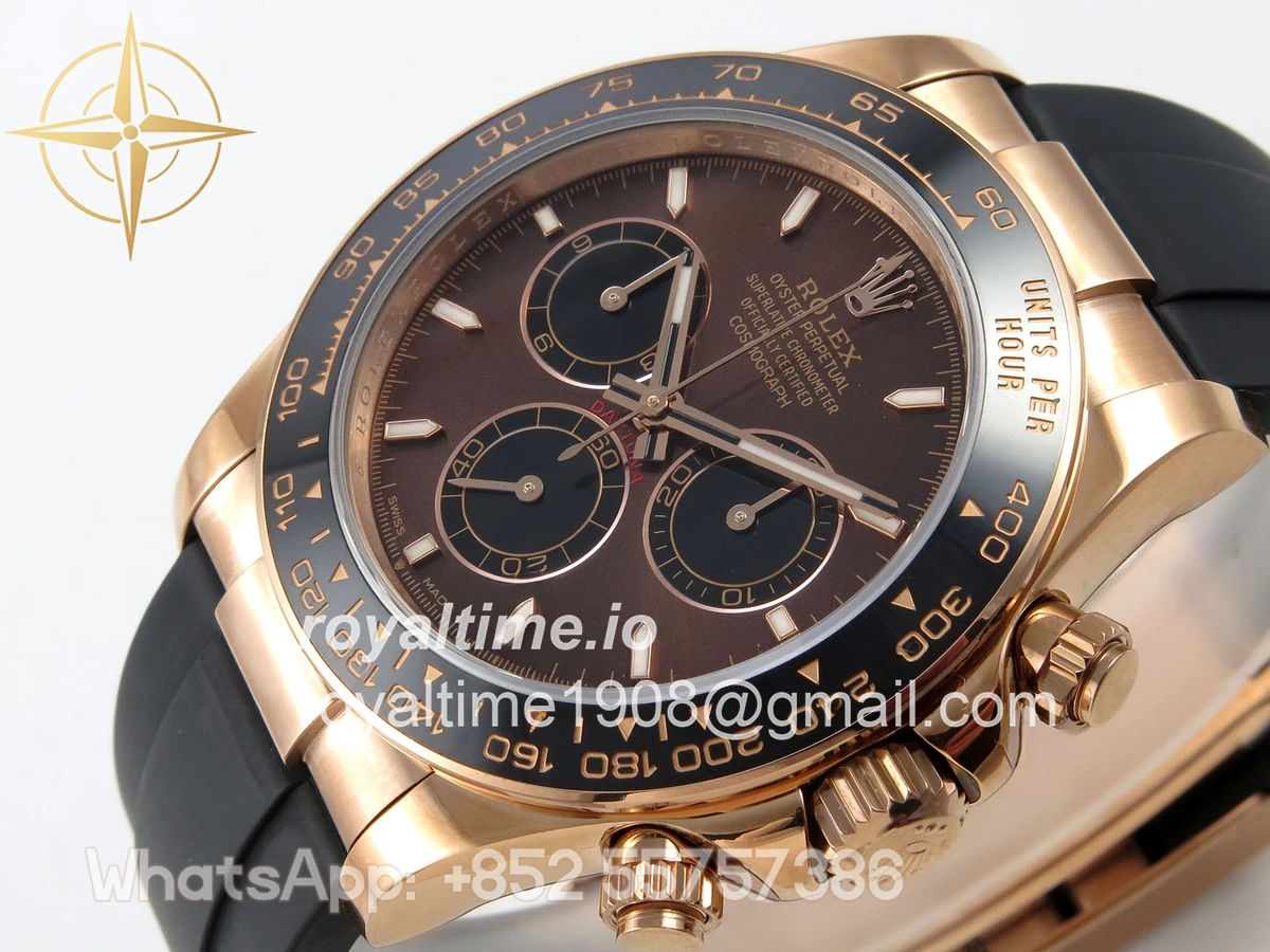 Rolex Daytona 126515 QF Brown Dial on Oysterflex Strap JH4131 V18 (Free Sprung) Weighted 157g - Image 5
