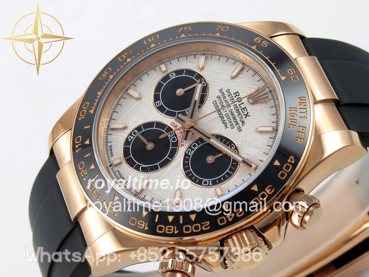 Rolex Daytona 126515 QF Meteorite Dial on Oysterflex Strap JH4131 V18 (Free Sprung) Weighted 157g - Image 5