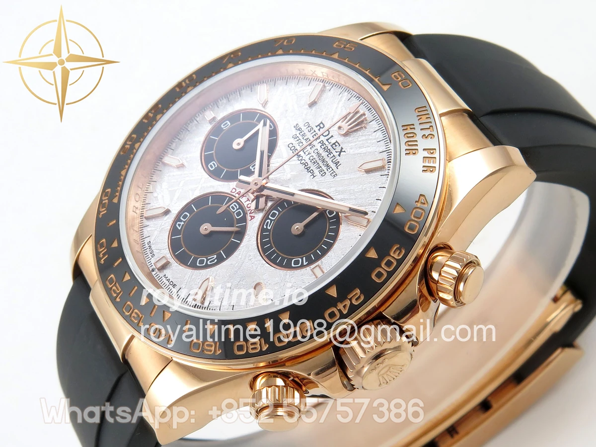 Rolex Daytona 126515 RG 3CF Meteorite Dial on Oysterflex Strap DD4131 (Gain Weight) - Image 5