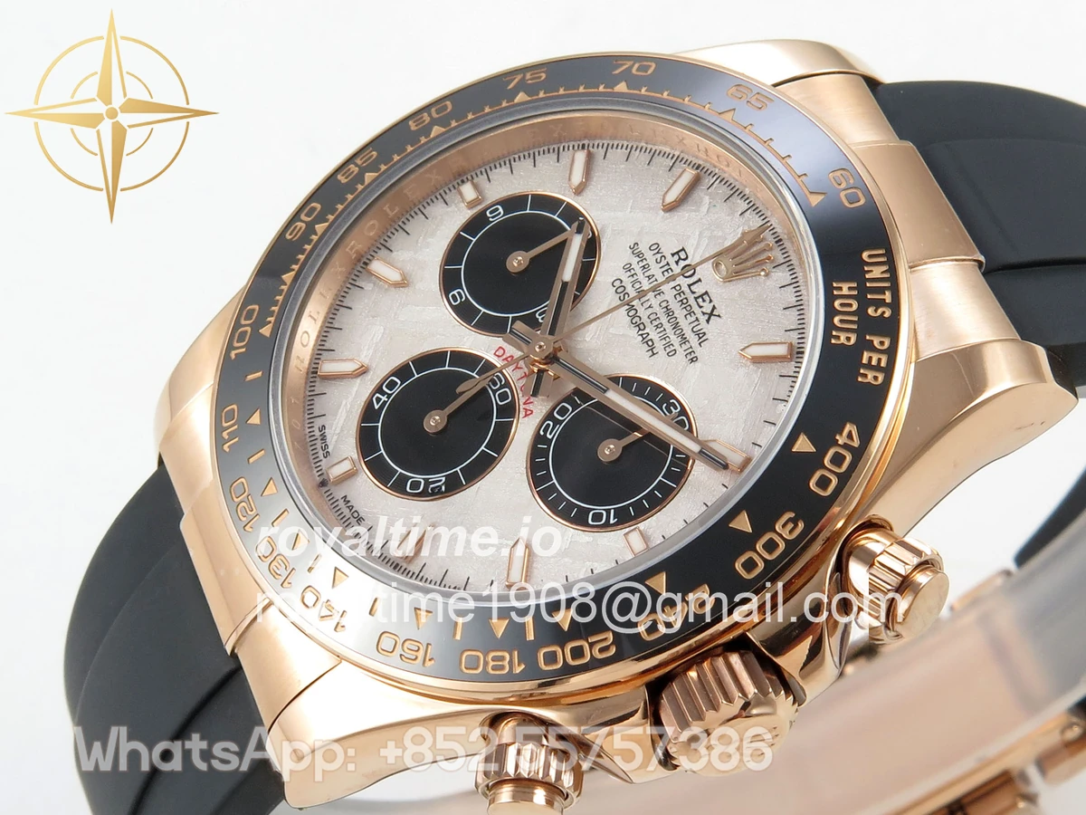 Rolex Daytona 126515 UFO Meteorite Stick Dial on Oysterflex Strap UF4131 - Image 5