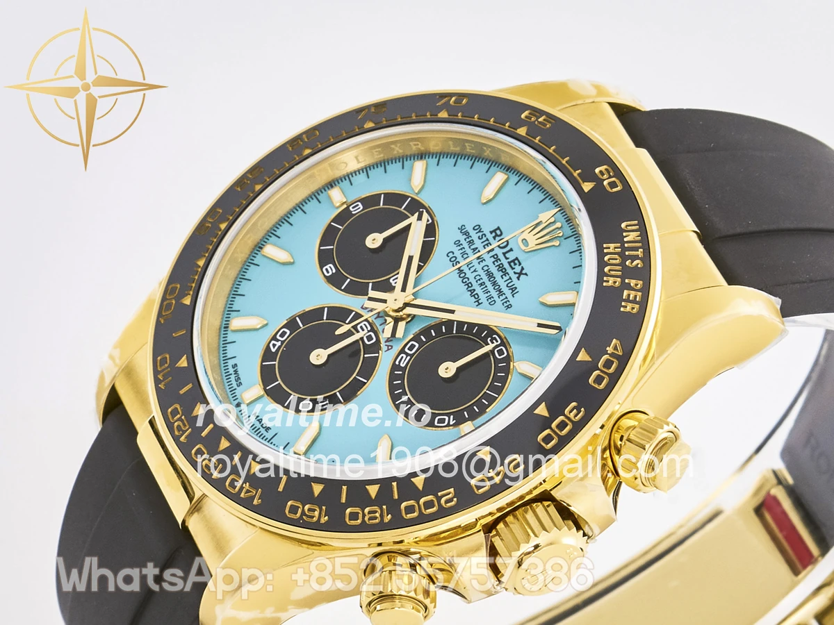 Rolex Daytona 126518 TMF Tiffany Blue Dial on Oysterflex Strap DD4131 - Image 5