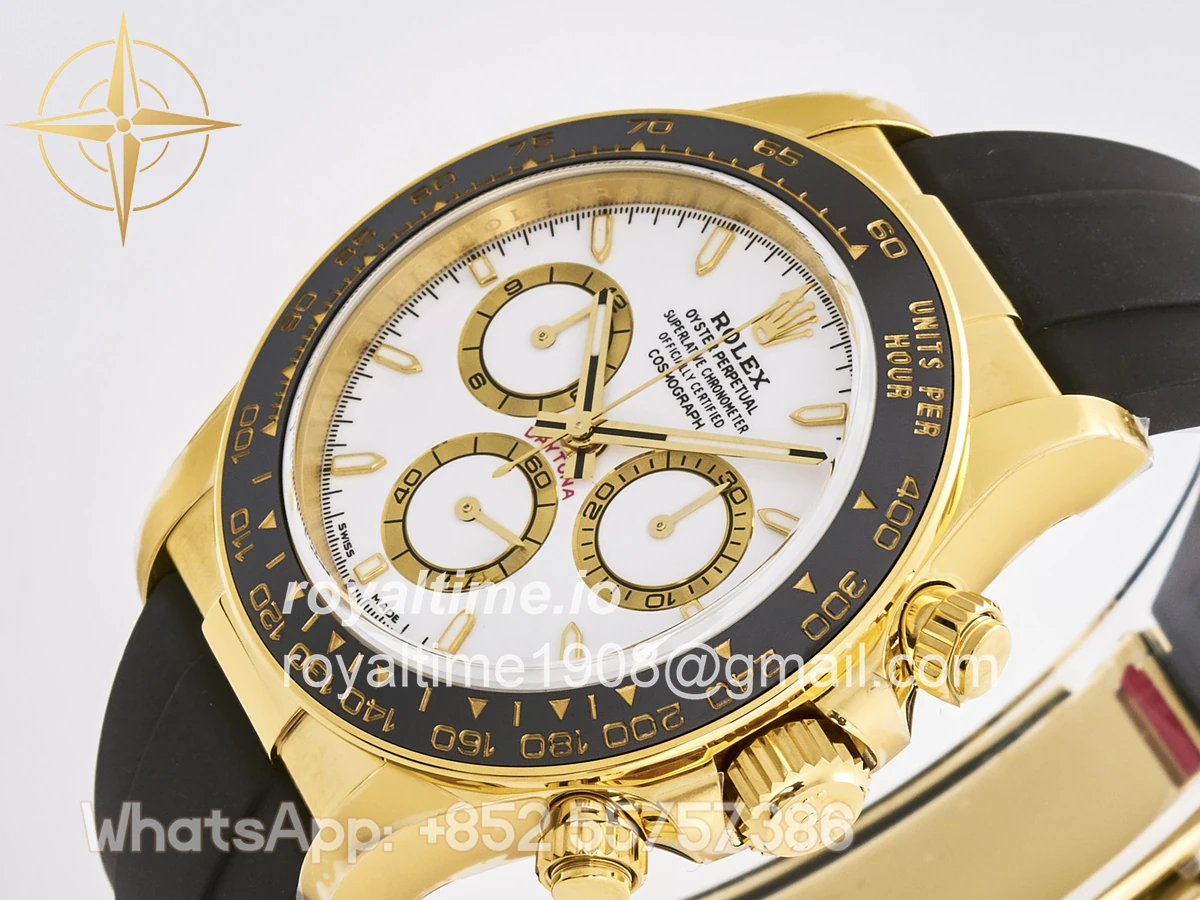 Rolex Daytona 126518 TMF White Dial on Oysterflex Strap DD4131 - Image 5