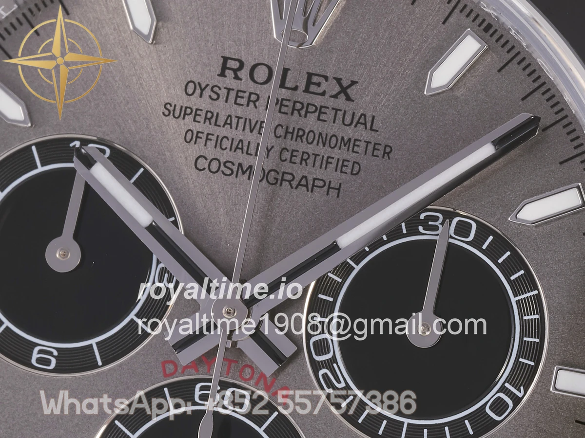 Rolex Daytona 126519 3BF Gray/Black Dial Sticks Markers on Oysterflex Strap Weighted 160g - Image 5