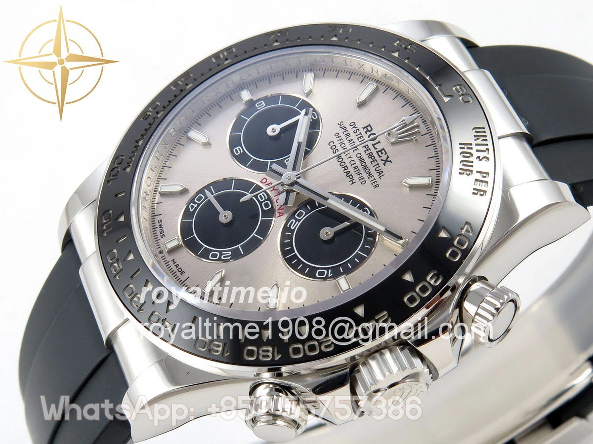 Rolex Daytona 126519 AVF Gray/Black Dial on Oysterflex Strap DD4131 (Mod) - Image 5