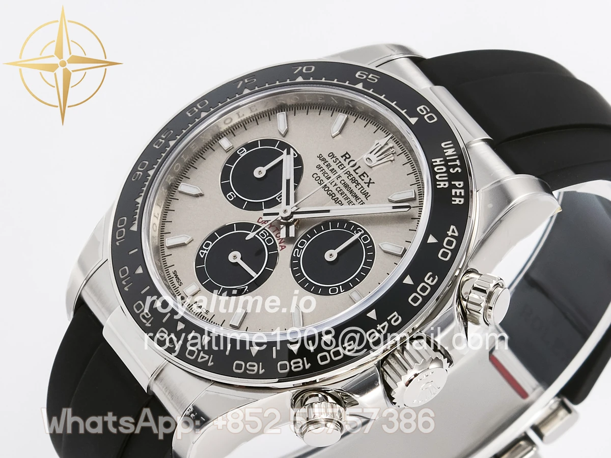 Rolex Daytona 126519 SS Clean Plus 904L Steel Gray/Black Dial on Oysterflex Strap DD4131 - Image 5