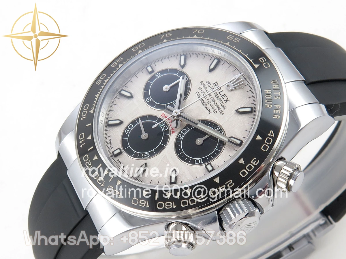 Rolex Daytona 126519 SS UFO 11:1 904L Steel Meteorite Dial on SS Bracelet UF4131 (Free Sprung) - Image 5