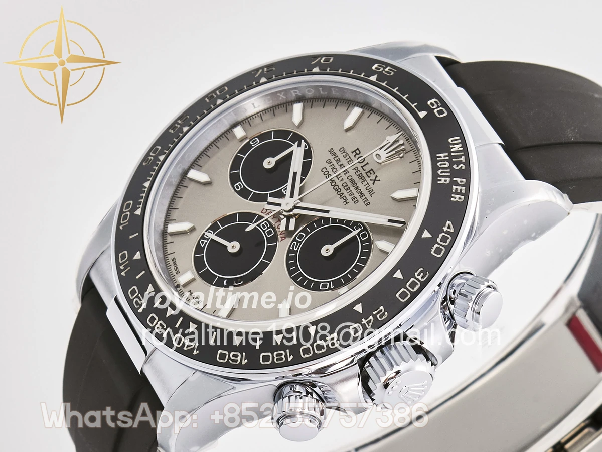 Rolex Daytona 126519 TMF Gray/Black Dial on Oysterflex Strap DD4131 - Image 5