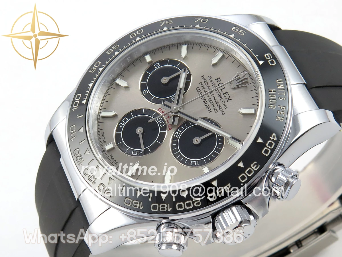 Rolex Daytona 126519 TMF Gray/Black Dial on Oysterflex Strap DD4131(162g) - Image 5