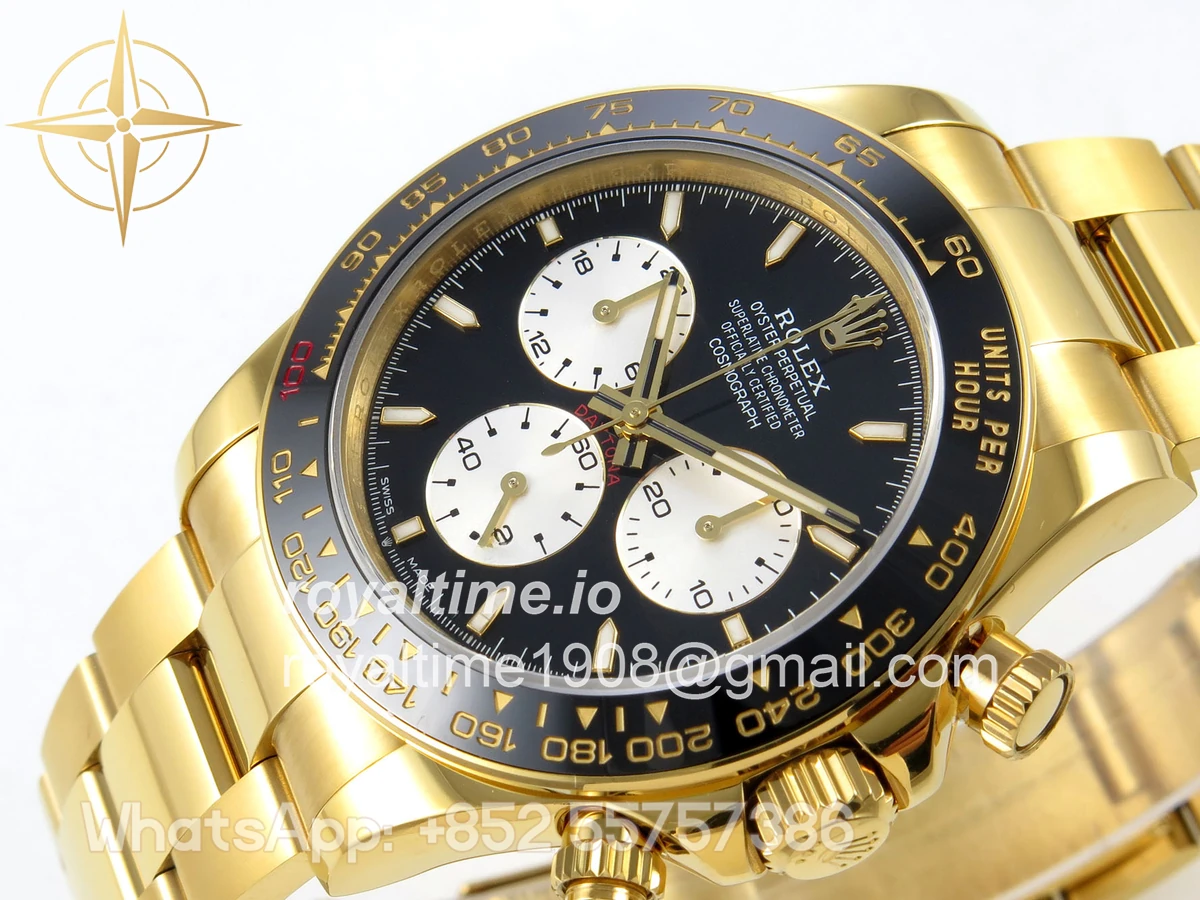 Rolex Daytona 126528 LN Le Mans QF on YG Bracelet JH4132 (Free Sprung) Weighted 175g - Image 5