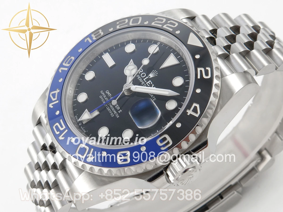 Rolex GMT-Master II 126710 BLNR 904L Steel SCF Black Dial on Jubilee Bracelet SH3285 CHS - Image 5