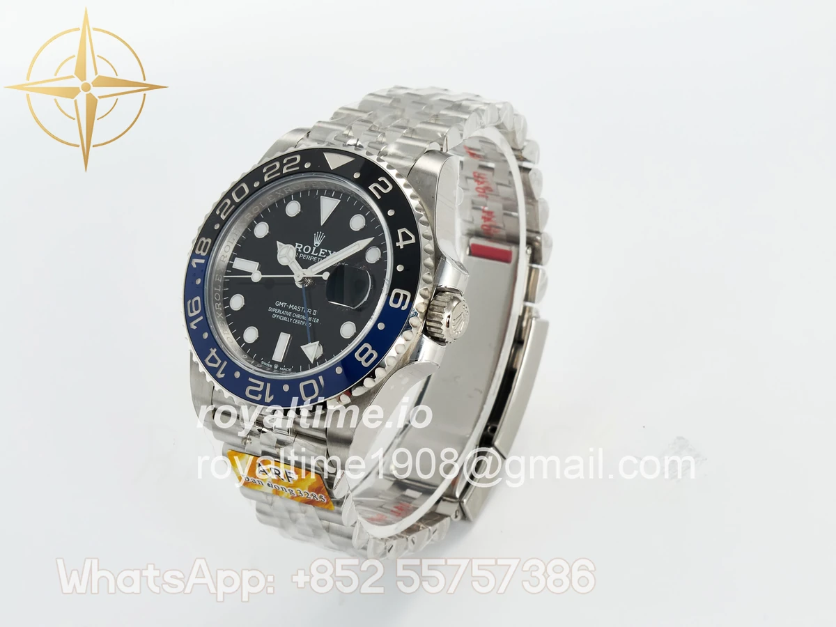 Rolex GMT-Master II 126710 BLNR Black/Blue Ceramic ARF on Jubilee Bracelet DD3285 CHS V3 - Image 5