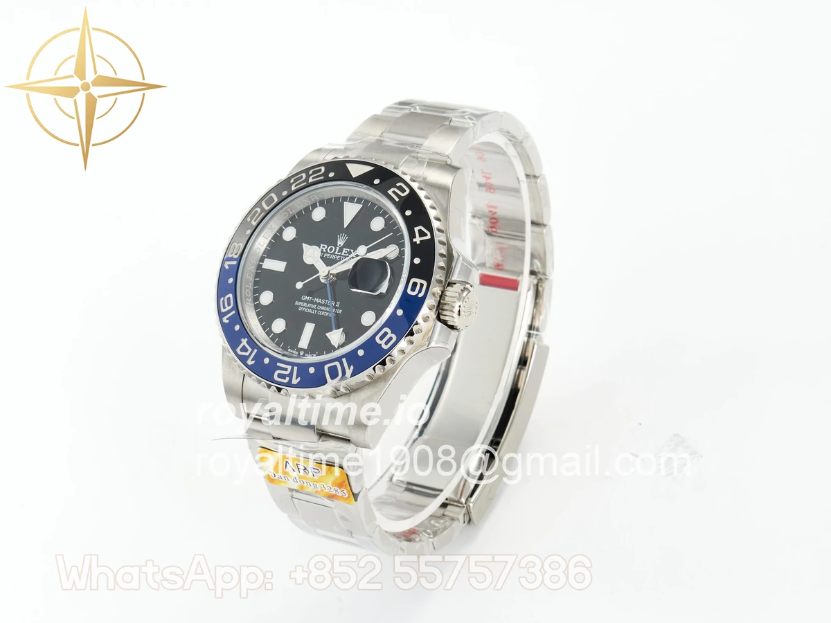 Rolex GMT-Master II 126710 BLNR Black/Blue Ceramic ARF on Oyster Bracelet DD3285 CHS V3 - Image 5