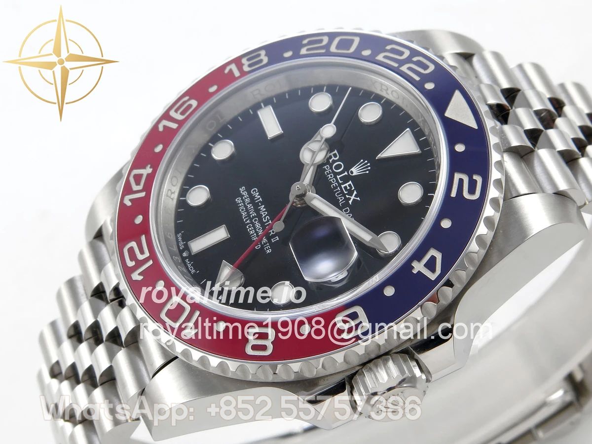 Rolex GMT-Master II 126710 BLRO 904L Steel ERF on Jubilee Bracelet JH3285 (Free Sprung) - Image 5