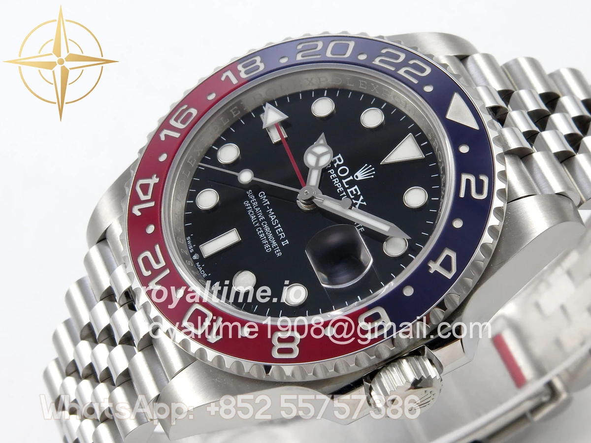 Rolex GMT-Master II 126710 BLRO 904L Steel RF on Jubilee Bracelet JH3285 (Free Sprung) - Image 5