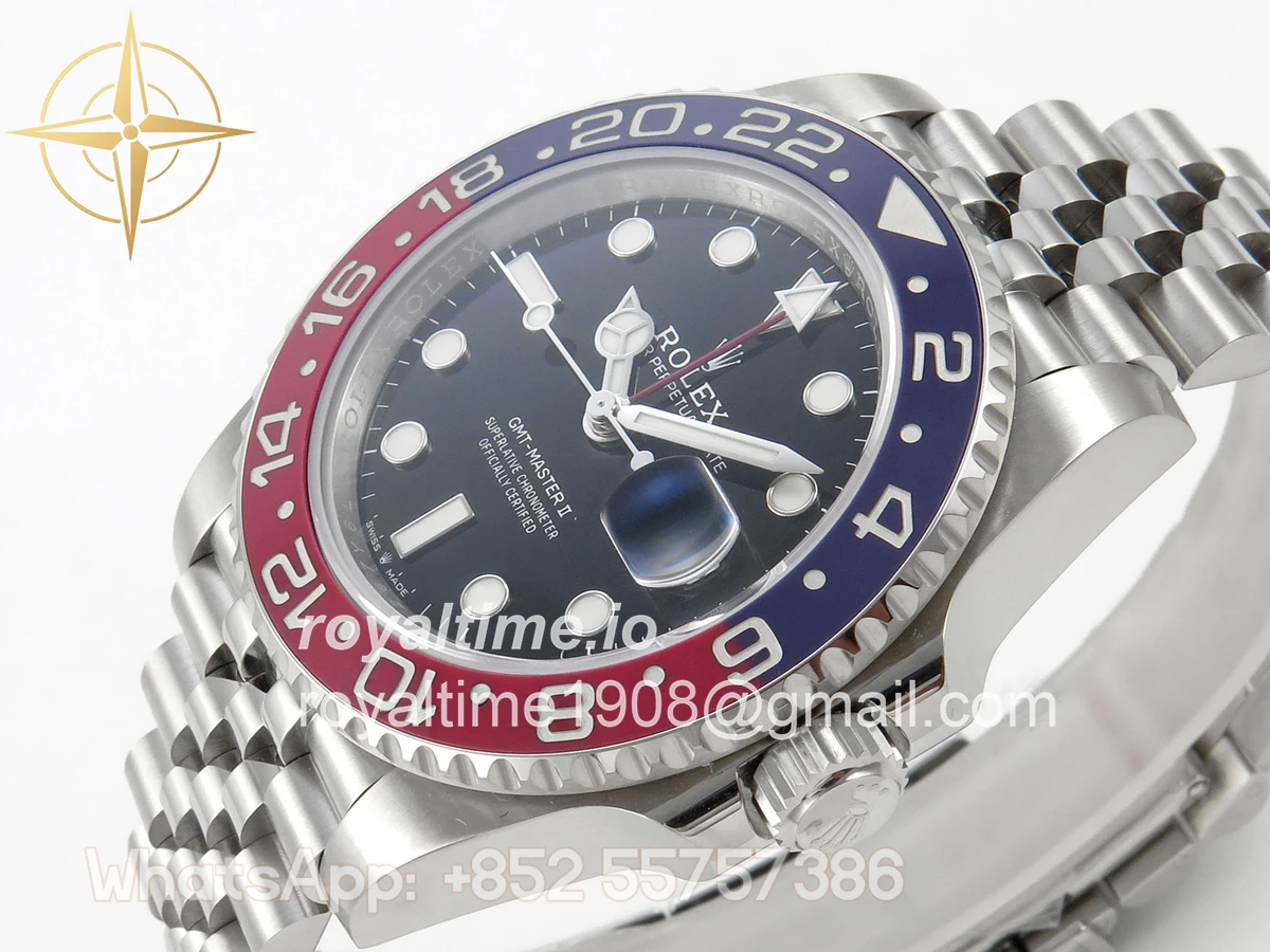 Rolex GMT-Master II 126710 BLRO 904L Steel SCF Black Dial on Jubilee Bracelet SH3285 CHS - Image 5
