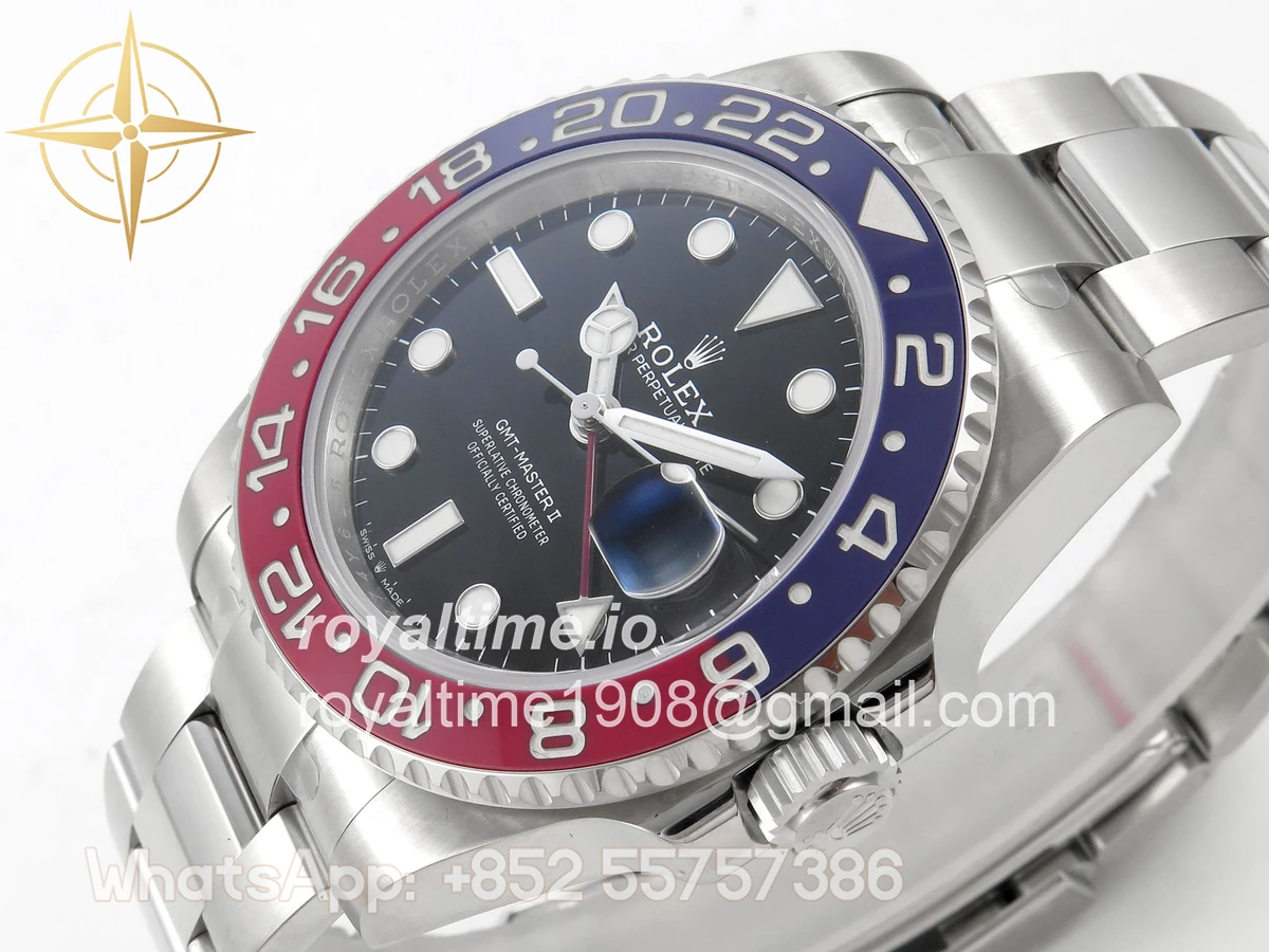 Rolex GMT-Master II 126710 BLRO 904L Steel SCF Black Dial on Oyster Bracelet SH3285 CHS - Image 5