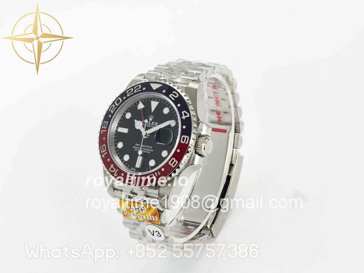 Rolex GMT-Master II 126710 Blue/Red Ceramic ARF on Jubilee Bracelet DD3285 CHS V3 - Image 5