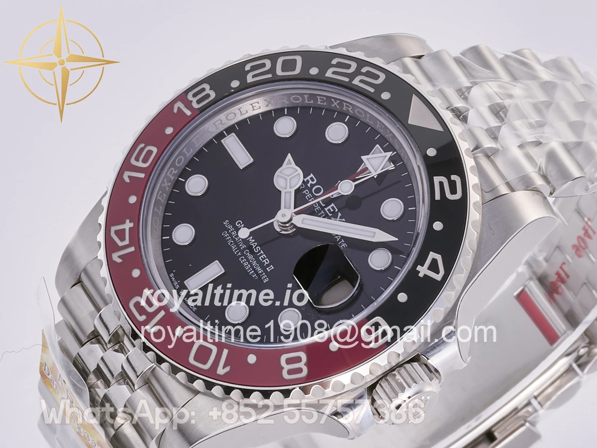 Rolex GMT-Master II 126710 Coke 904L Steel ARF on Jubilee Bracelet DD3285 CHS - Image 5