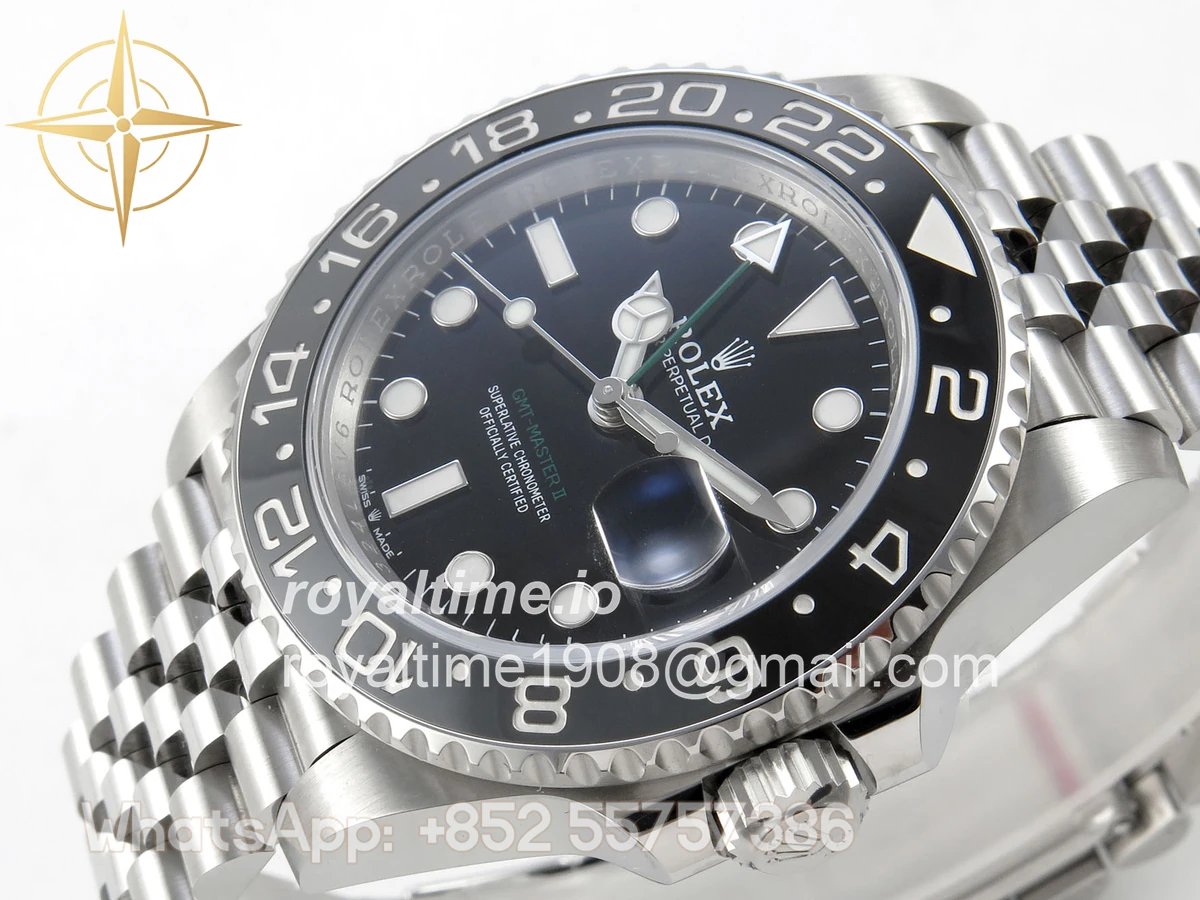 Rolex GMT-Master II 126710 GRNR 904L Steel ERF on Jubilee Bracelet JH3285 (Free Sprung) - Image 5