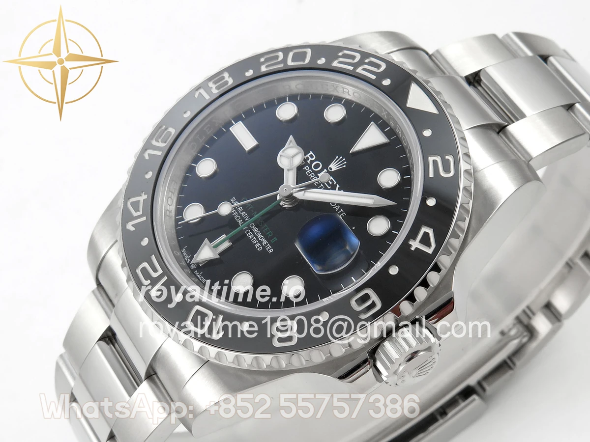 Rolex GMT-Master II 126710 GRNR 904L Steel SCF Black Dial on Oyster Bracelet SH3285 CHS - Image 5