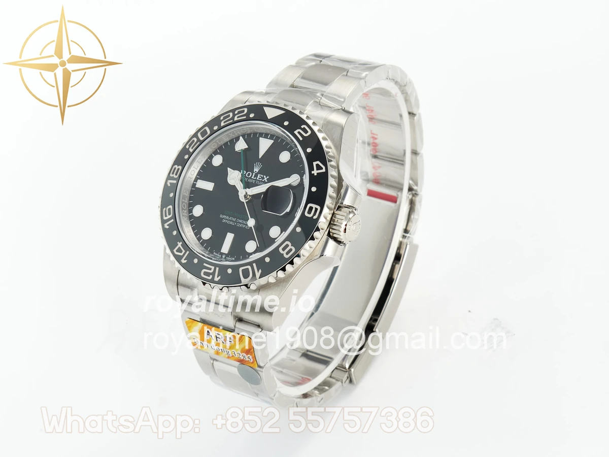 Rolex GMT-Master II 126710 GRNR Black/Gray Ceramic ARF on Oyster Bracelet DD3285 CHS V3 - Image 5
