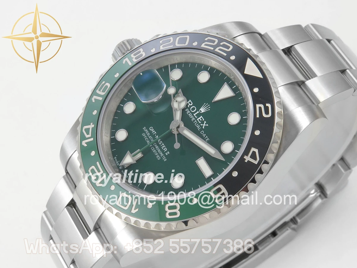 Rolex GMT-Master II 126729 VTNR 904L Steel SCF Green Dial on Oyster Bracelet SH3285 CHS - Image 5