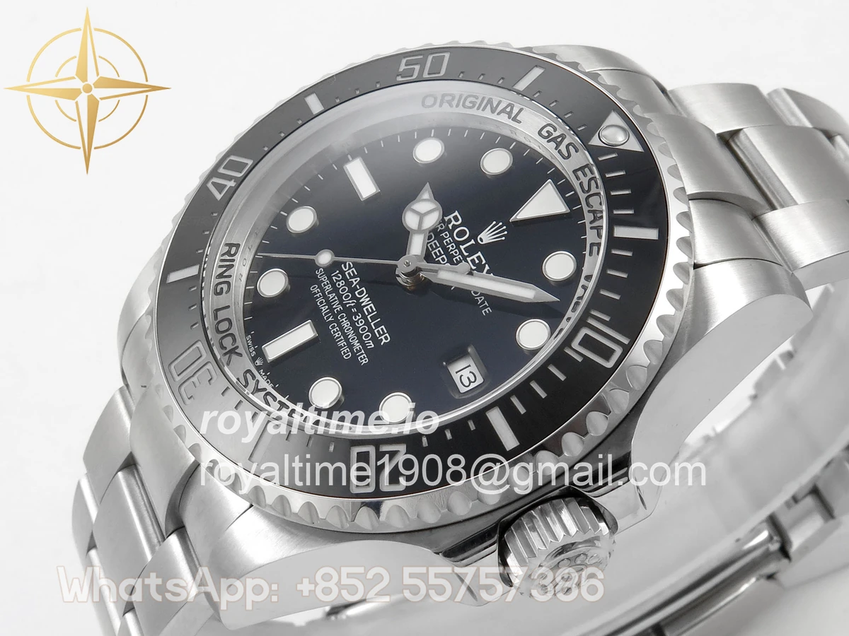Rolex Sea-Dweller DEEPSEA 126660 QF 904L SS Case and Bracelet QF3235 - Image 5
